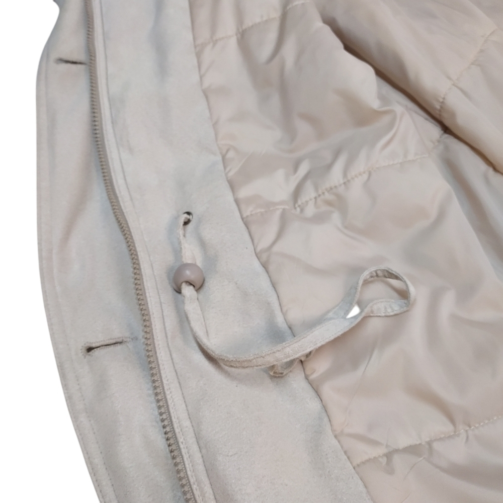 Forecaster of Boston Coat Women's Beige Tan Quilted Coat Size L - Picture 6 of 10